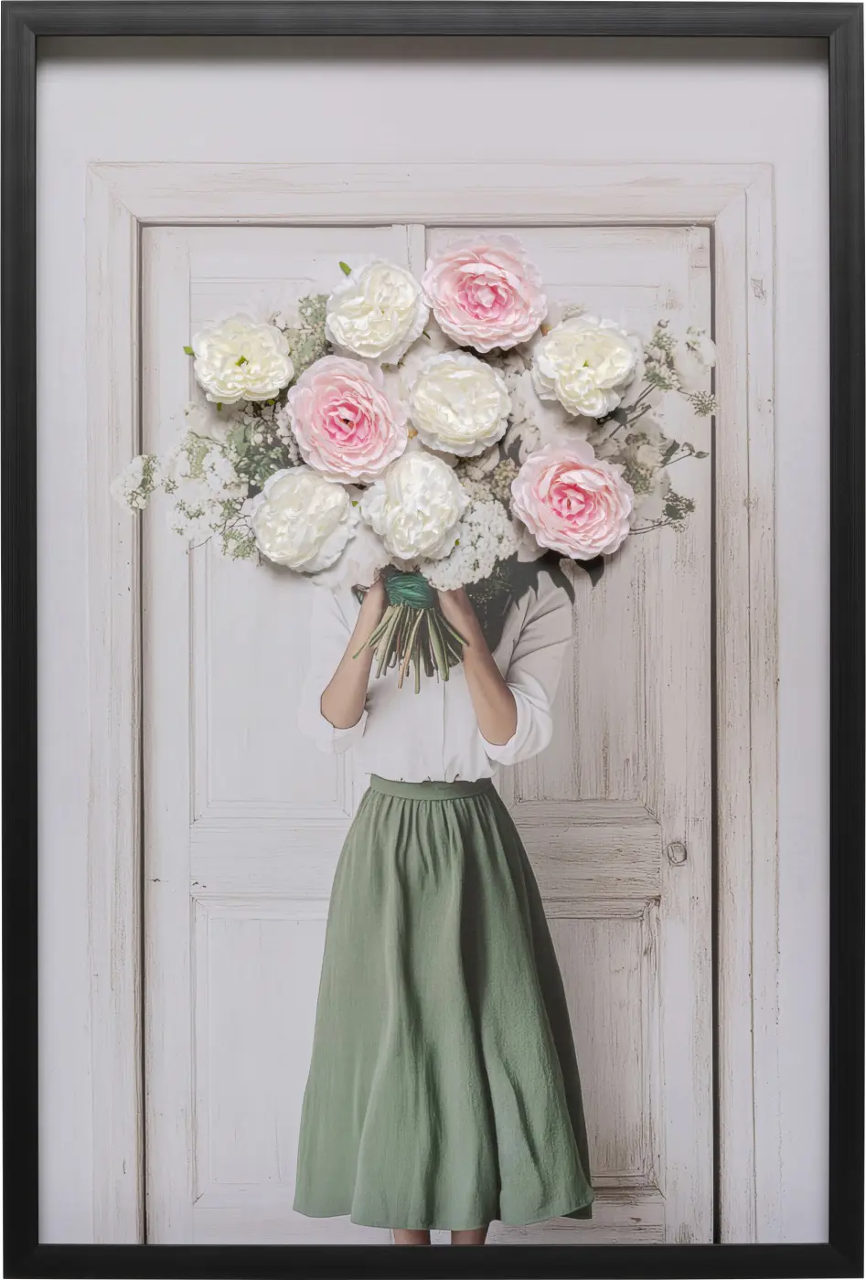 Kare Leinwandbild Flower Bouquet 64x94 cm