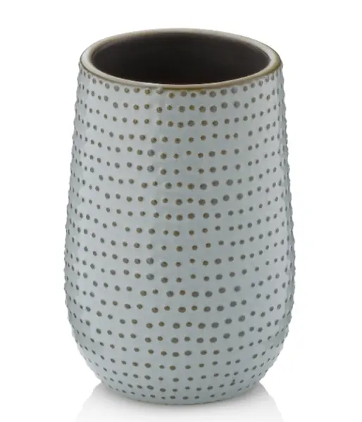 Kela Becher Dots Graubraun 11,5x8 cm