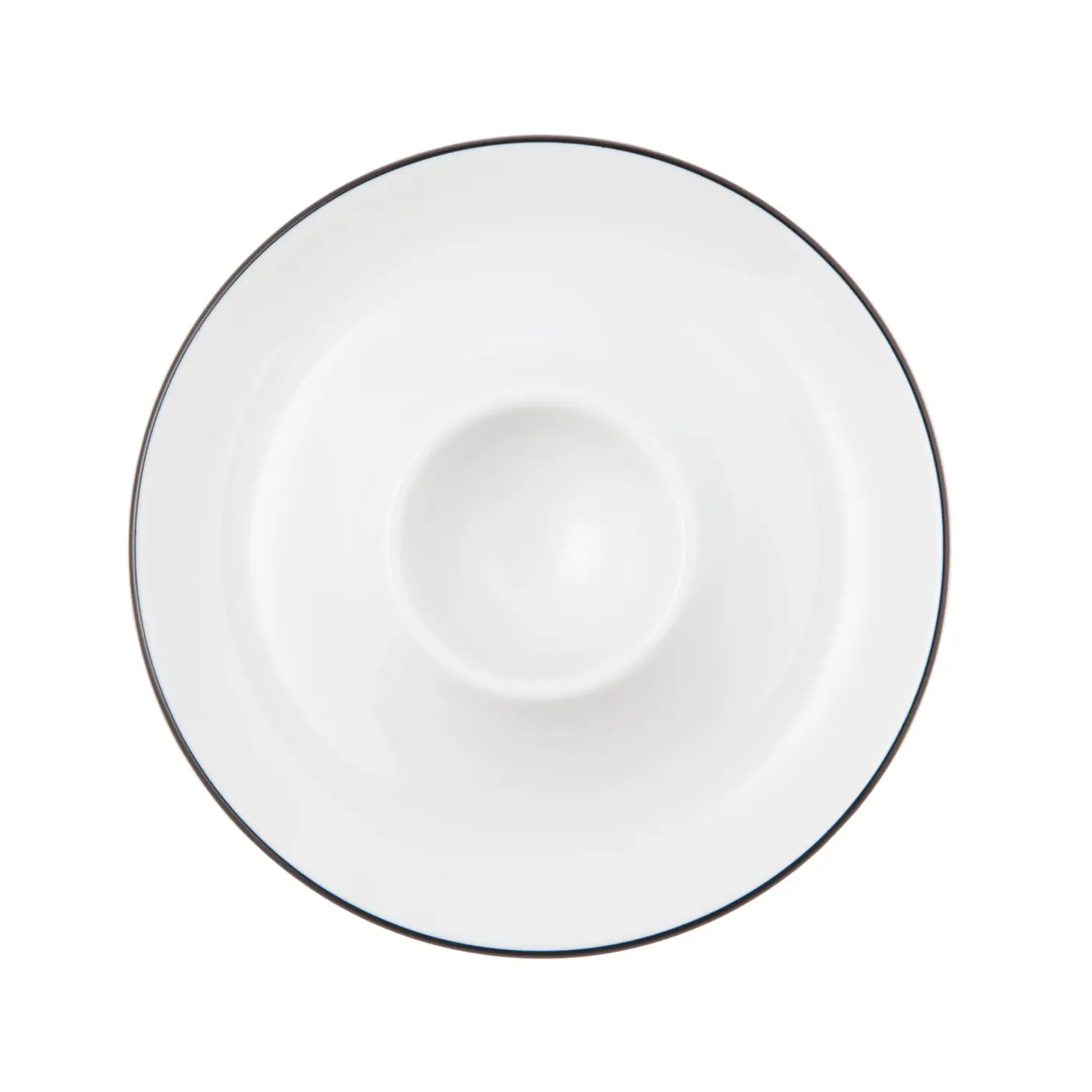 Seltmann Eierbecher mit Ablage Lido Black Line Seltmann Eierbecher mit Ablage