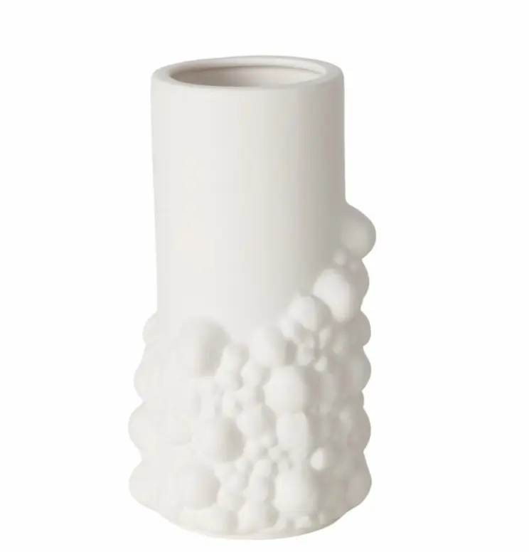 Boltze Vase Bule Weiß 20,3 cm