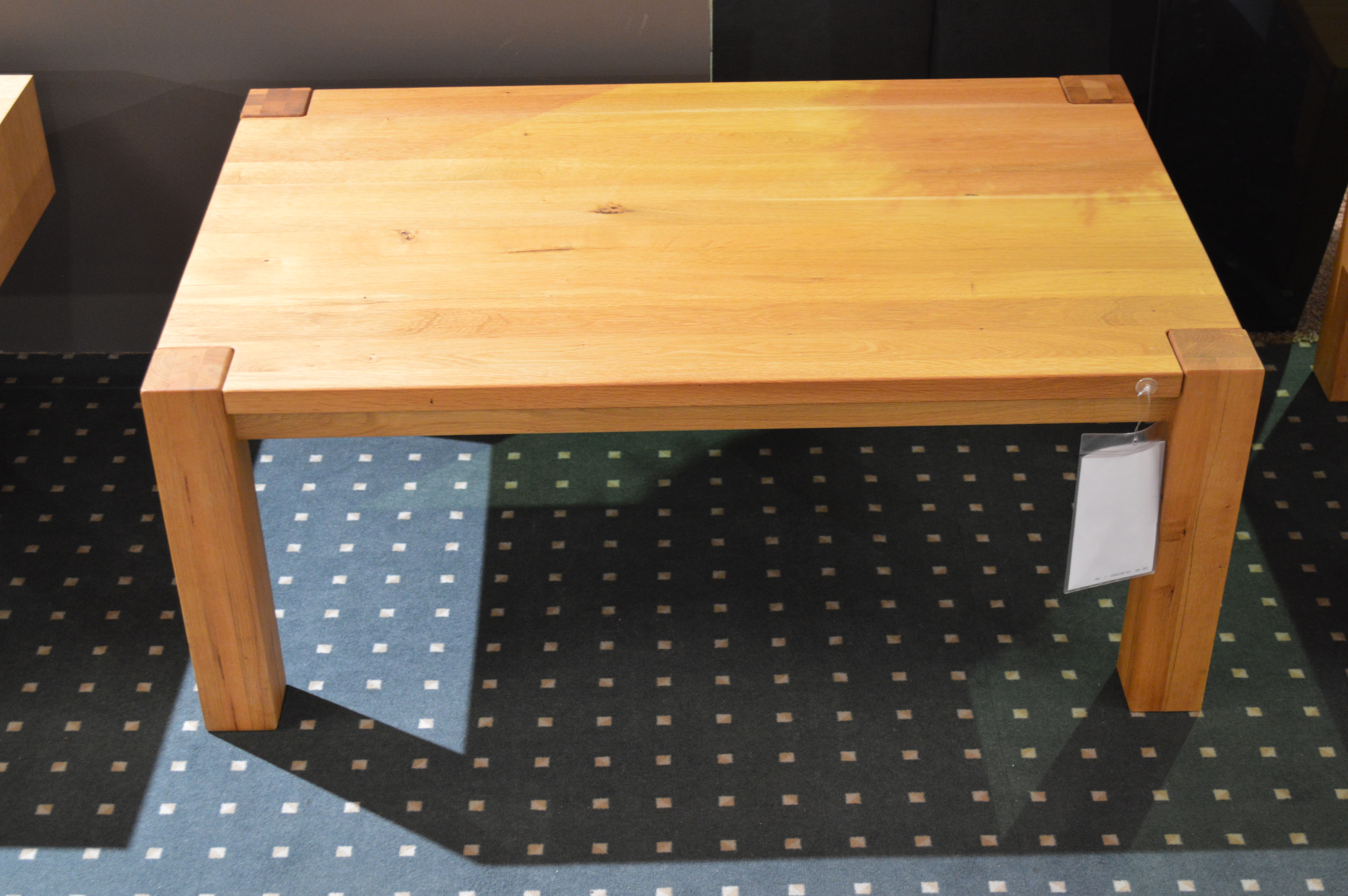 Couchtisch Wildeiche massiv geölt