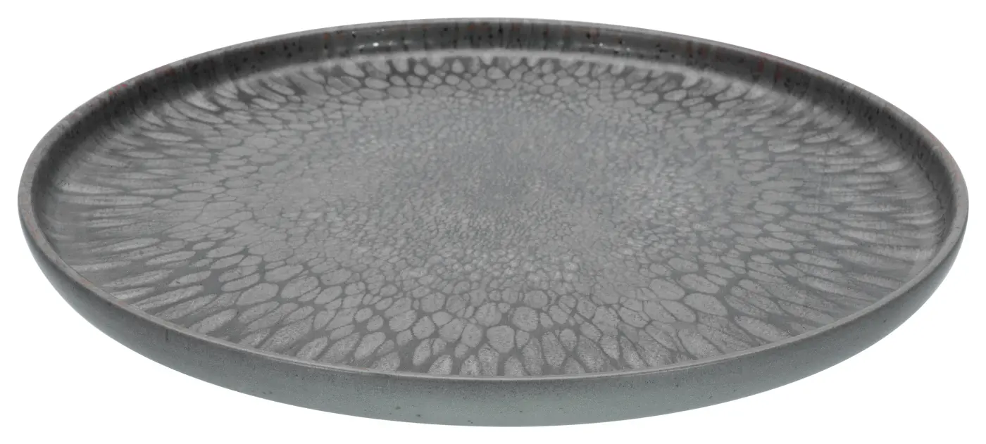 Creatable Gourmetplatte rund Uno Volcano 33 cm Anthrazit