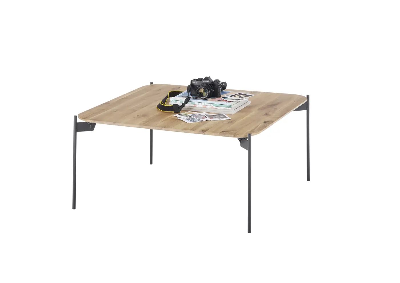 ABP Couchtisch Alto Eiche massiv geölt ca. 80x38x80 cm