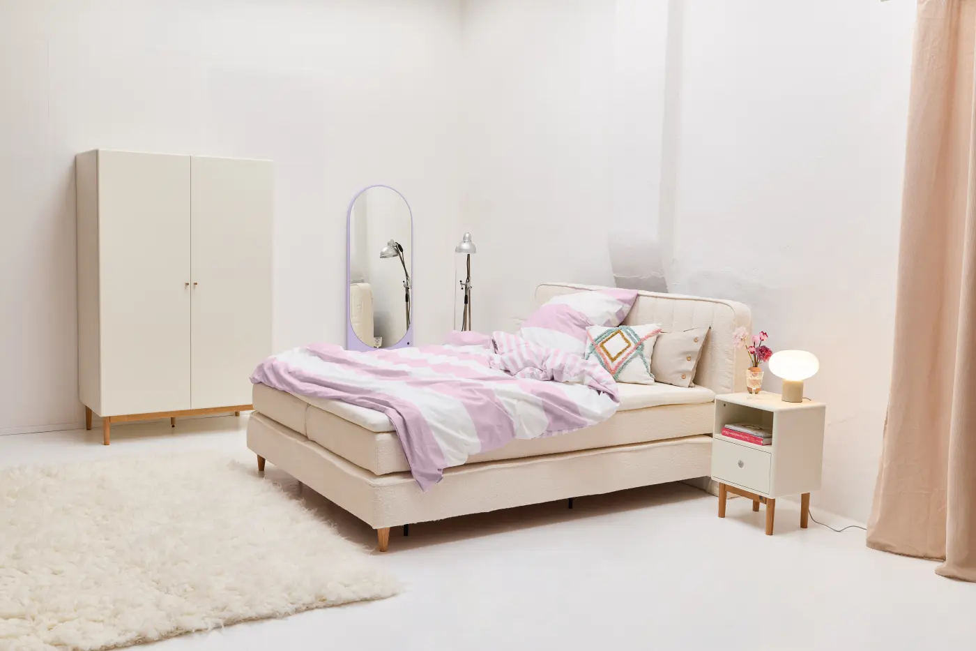 Tom Tailor Linon Bettwäsche rose 1x 155x220 cm + 1x 80x80 cm Tom Tailor Linon Bettwäsche rose 1x 155x220 cm + 1x 80x80 cm