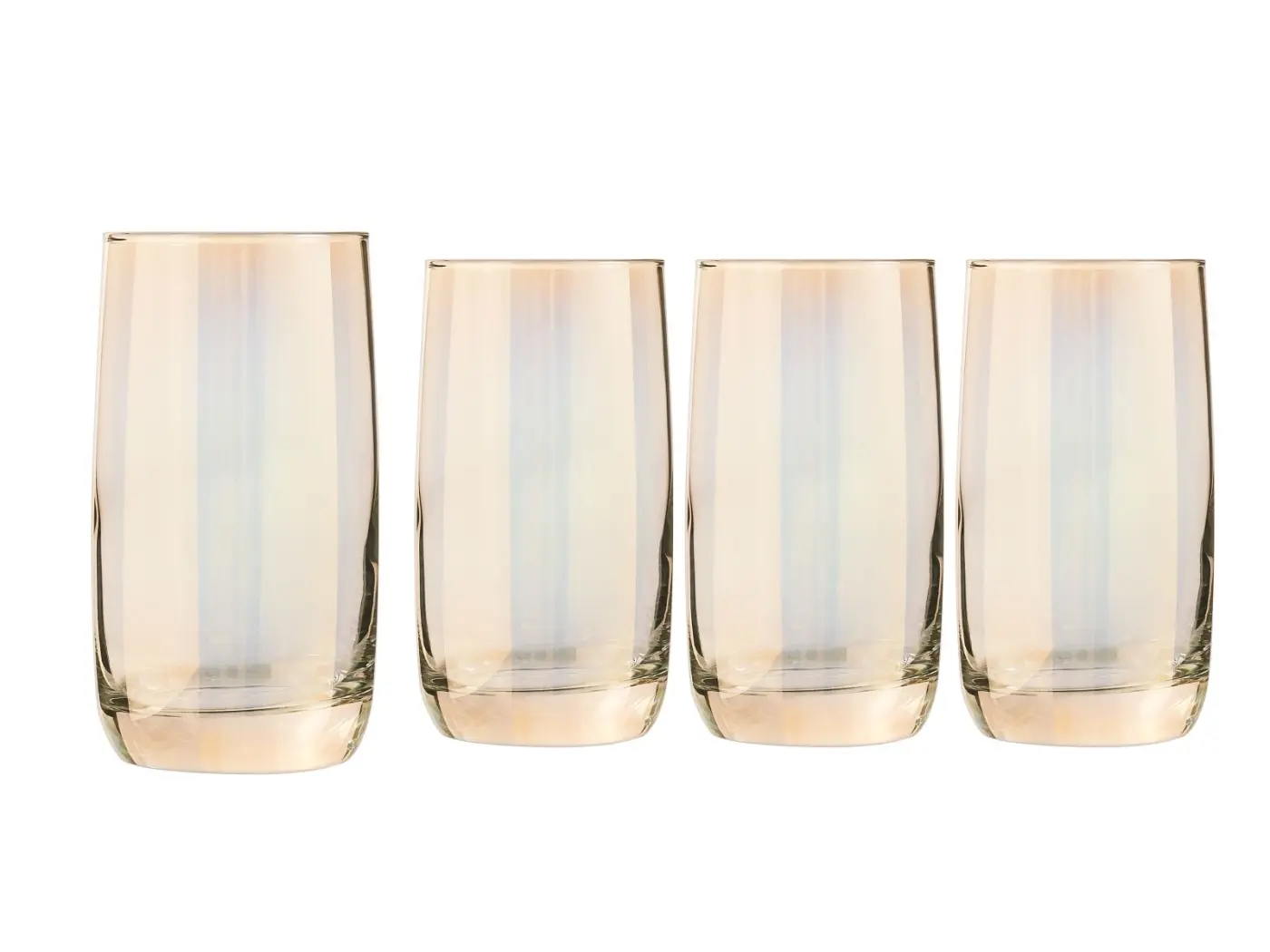 Creatable Longdrink, 4-tlg. Metallfarben