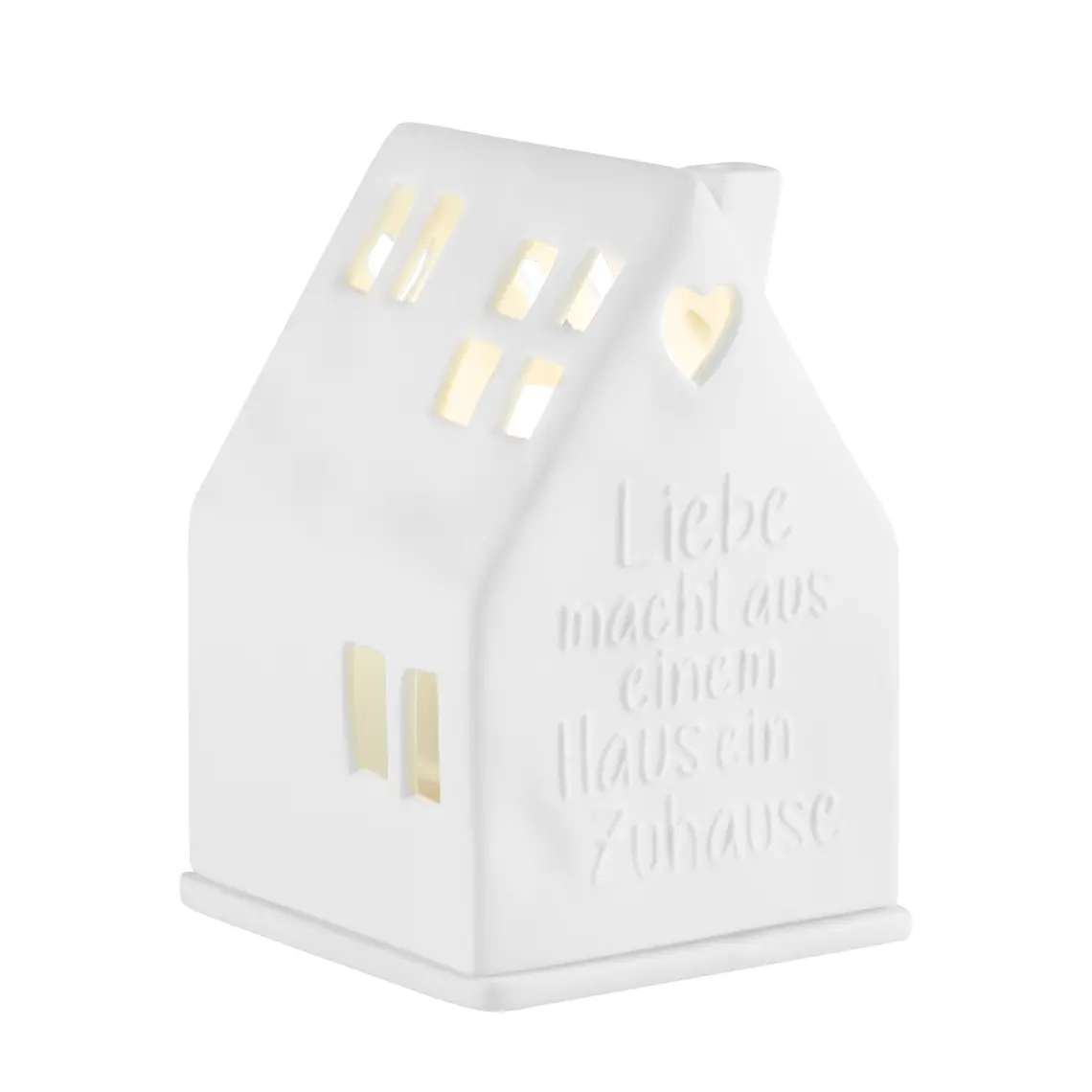 Räder Lichthaus "Liebe macht aus einem Haus ein Zuhause"