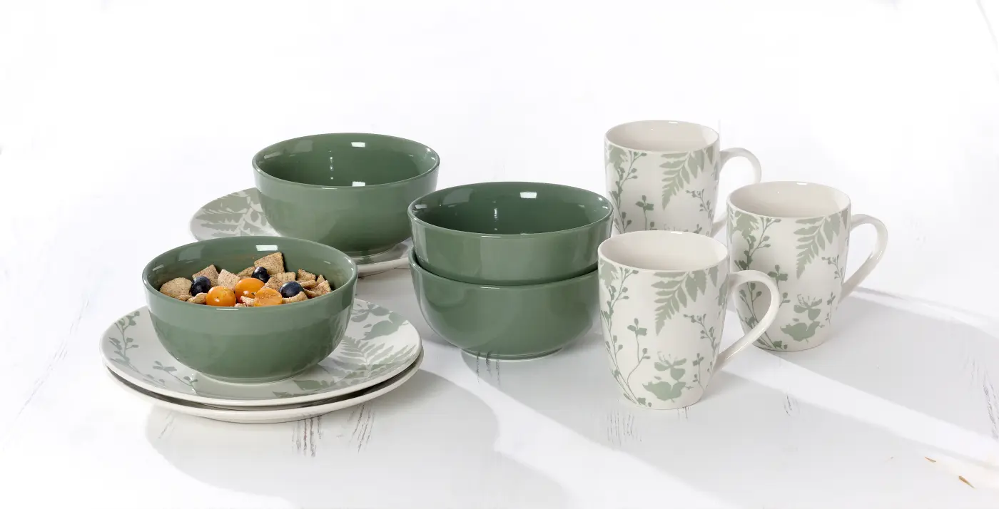 Ritzenhoff & Breker Frühstückset Ida 18-tlg. Grün