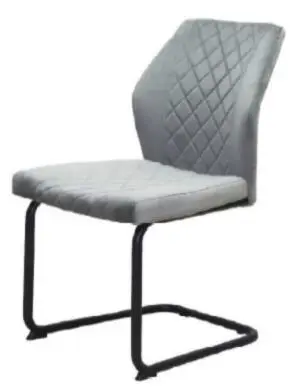 Hela Stuhl Oslo S 921059 Samtvelvet grau