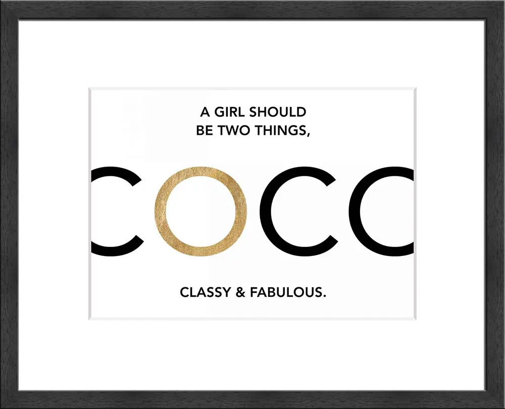 ars graphica Smart-Art 52x42cm - Bella Dos Santos: Coco - Classy & Fab