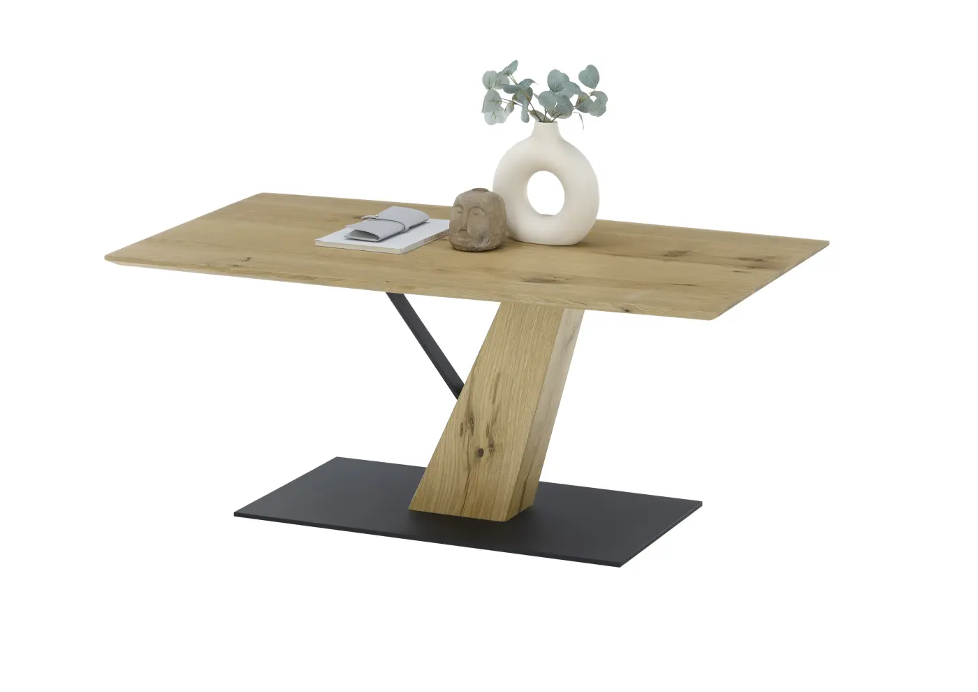 ABP Couchtisch Brescia Eiche furniert ca. 110x45x60 cm