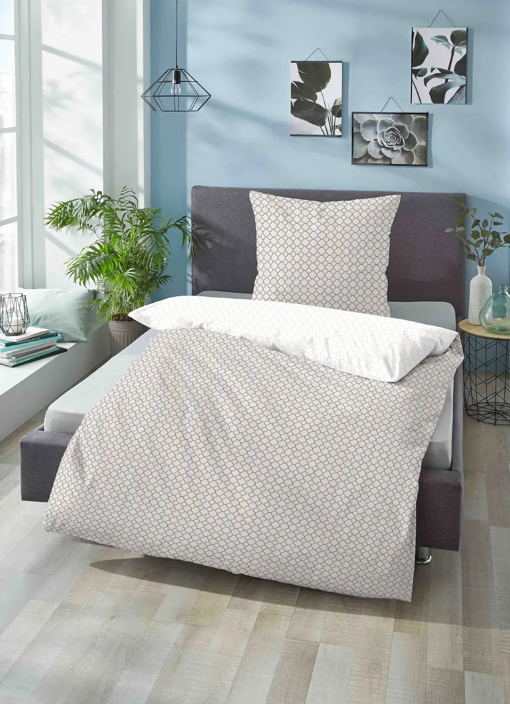 biberna Mako-Satin Bettwäsche taupe 1x 155x220 cm + 1x 80x80 cm biberna Mako-Satin Bettwäsche taupe 1x 155x220 cm + 1x 80x80 cm