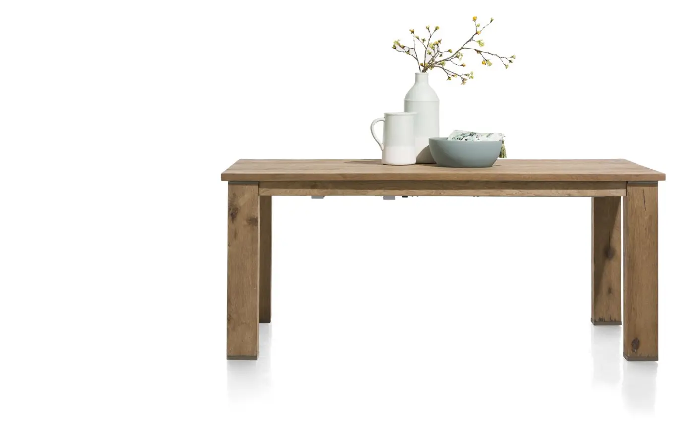 Habufa Ausziehtisch Canova 39598RWB, Eiche Railway braun furniert, ca.100x180(-240)x77 cm