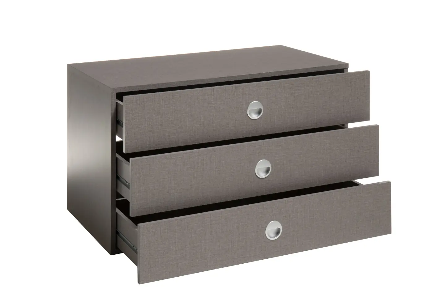 Pol Power Schubkastencontainer für Schwebetürenschrank 3 Schubkästen ca. 82,5x49x48,5 cm