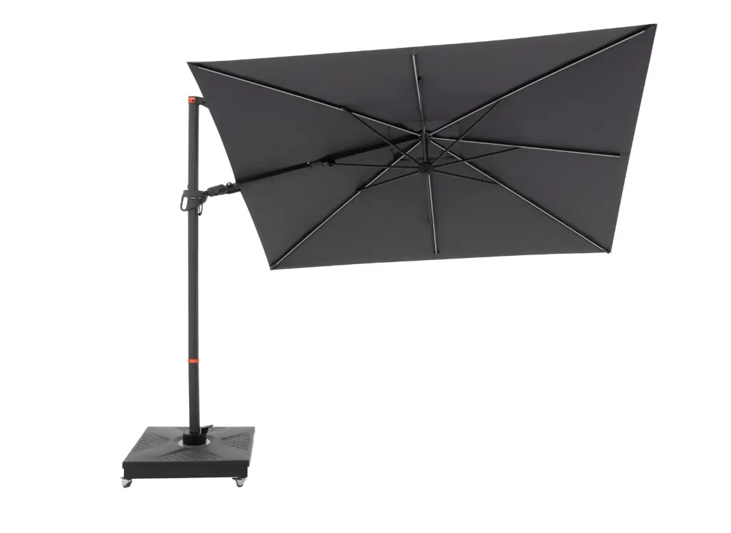 Doppler Active Pendelschirm ca. 300x220 cm 8-tlg. Anthrazit