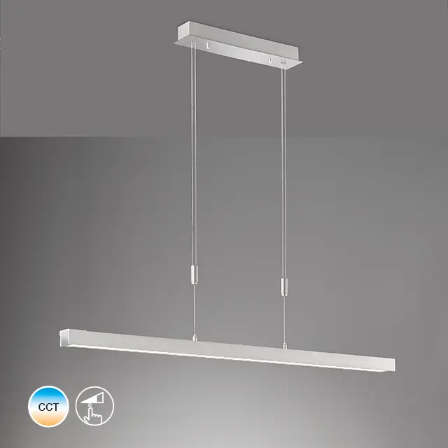 F&H Pendelleuchte, 60826 Nickelfarben, Chromfarben