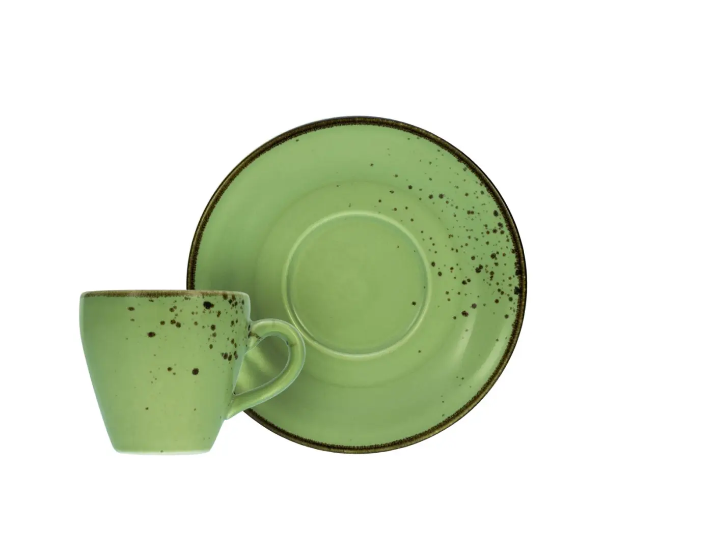 Creatable Espressountertasse Nature Green 12 cm