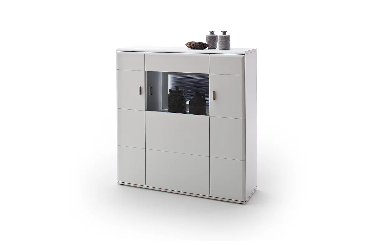 MCA Highboard weiß matt ca.120x124x38 cm