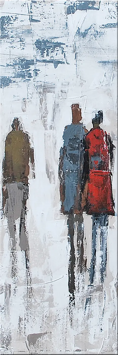 ars graphica Original-Art 120x40cm - Steiner: Passants anonymes