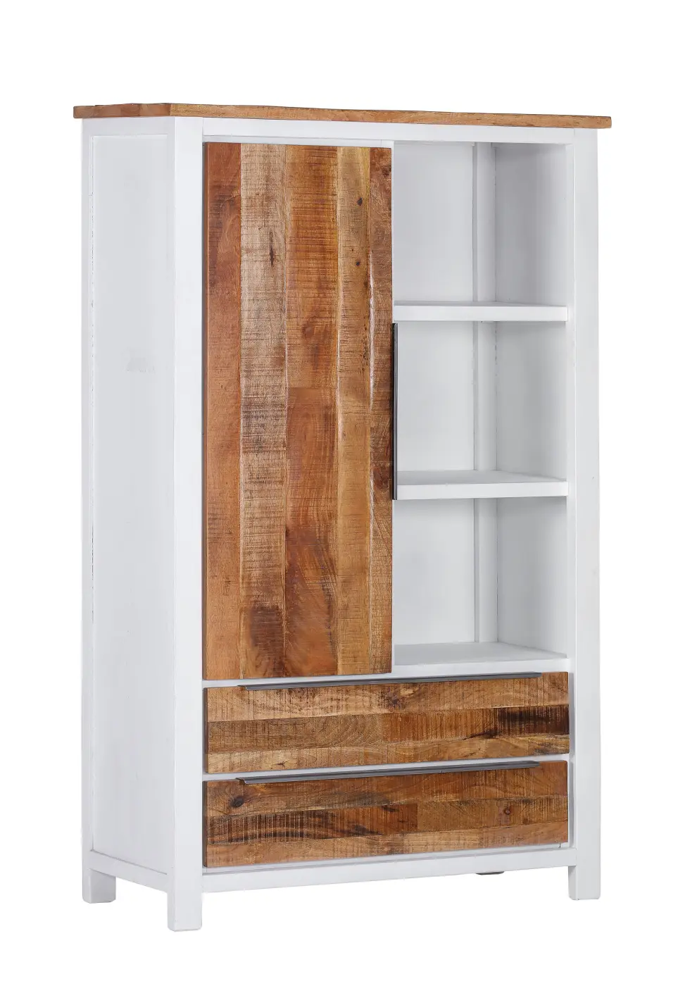 Gutmann Highboard Wilson weiss gewaschen/ natur
