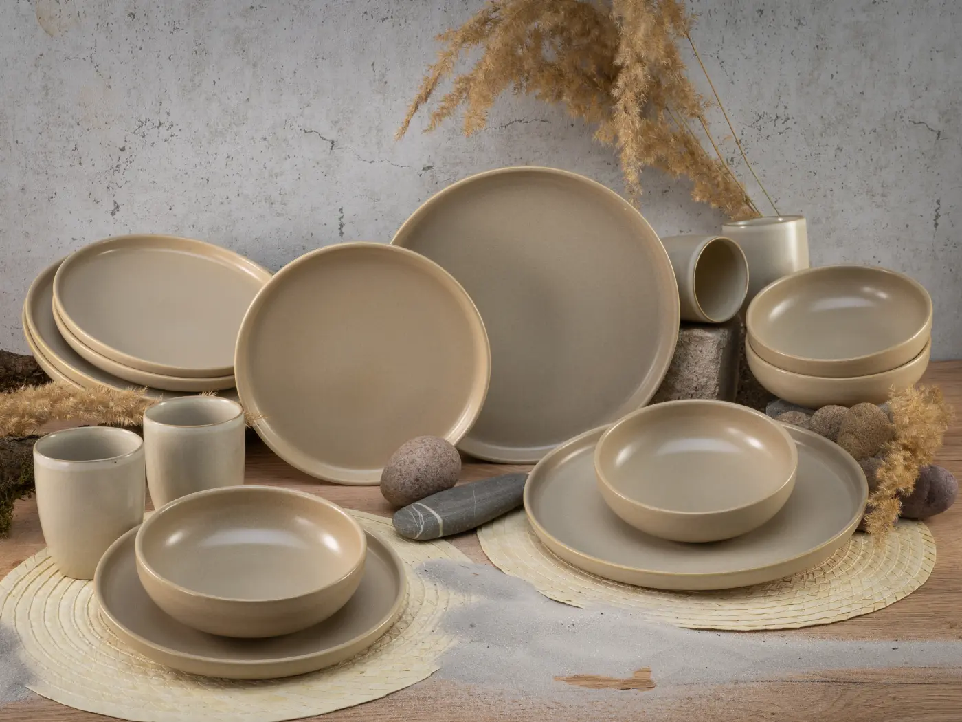 CreaTable Kombiservice Uno SAND 16-tlg