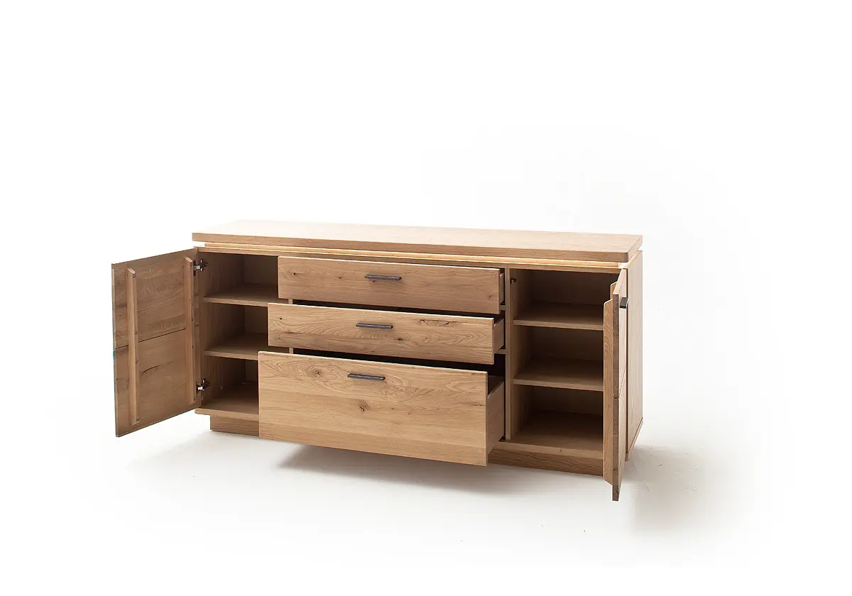 MCA Sideboard Balkeneiche Bianco ca.180x84x44 cm MCA Sideboard Balkeneiche Bianco ca.180x84x44 cm