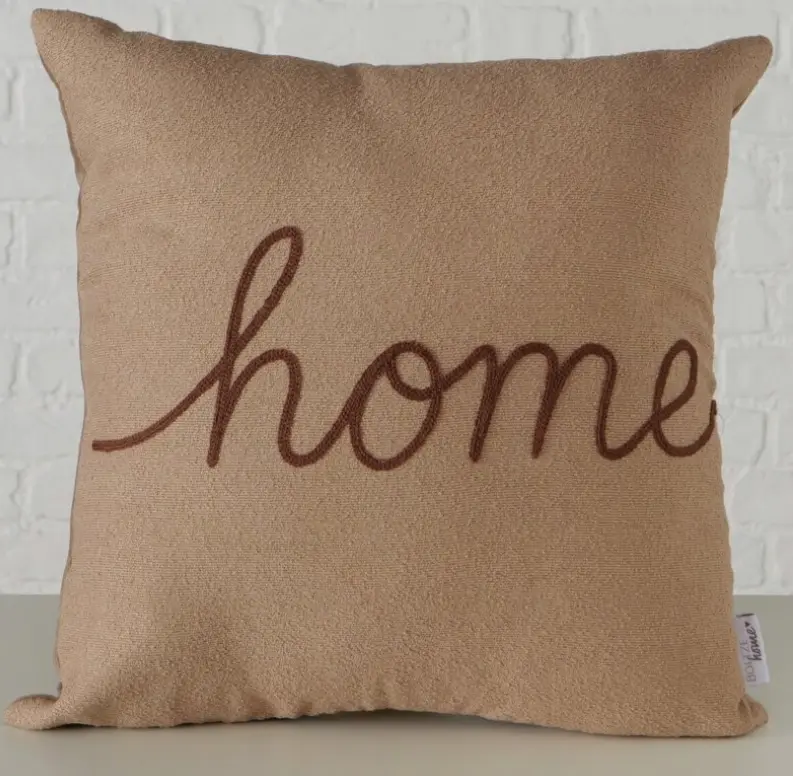 Boltze Kissen "home" Braun ca. 45x45 cm mit Füllung