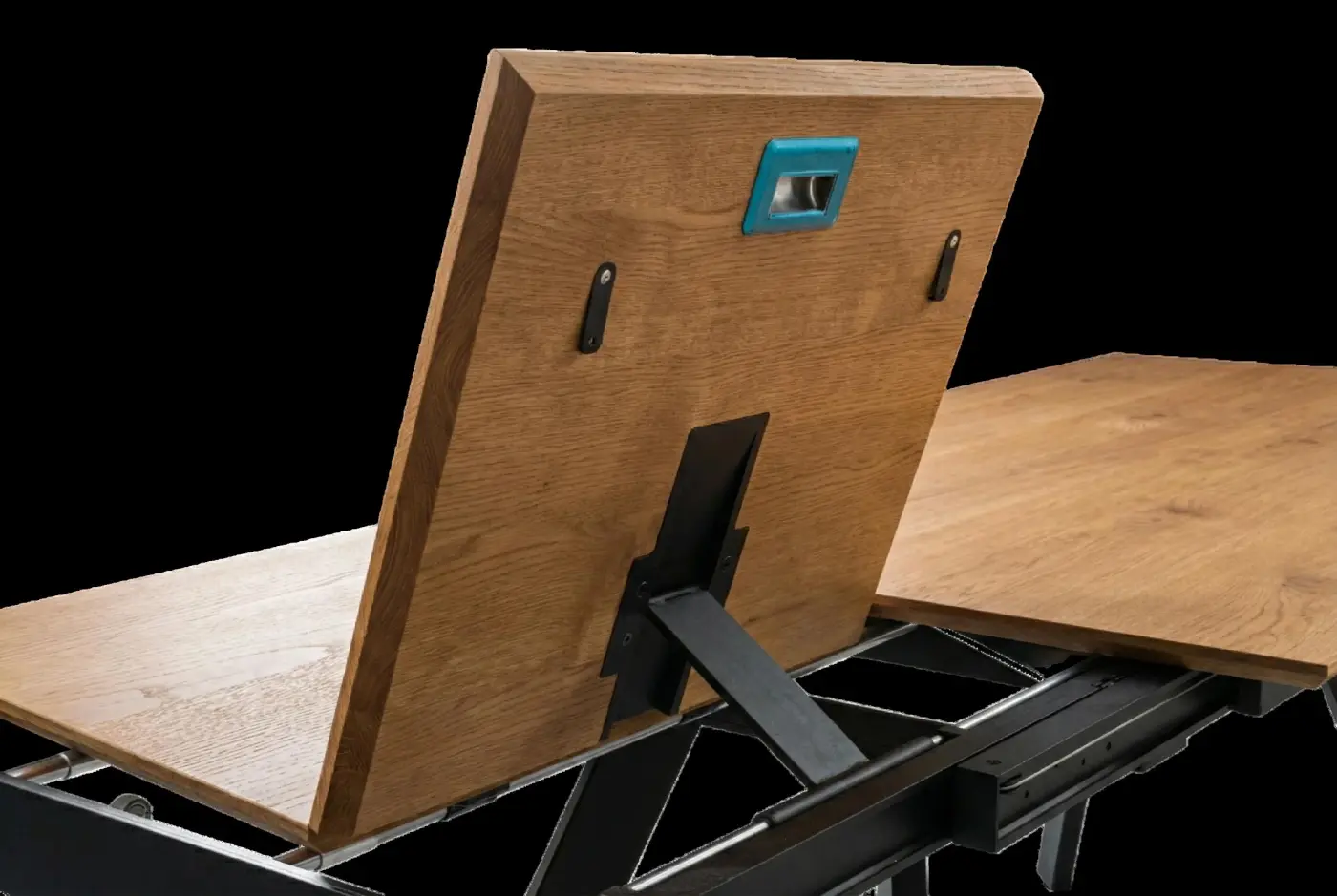 360 Grad Furniture Esstisch Eiche klar lack/MDF ausziehbar ca. 180-240x100x76 cm