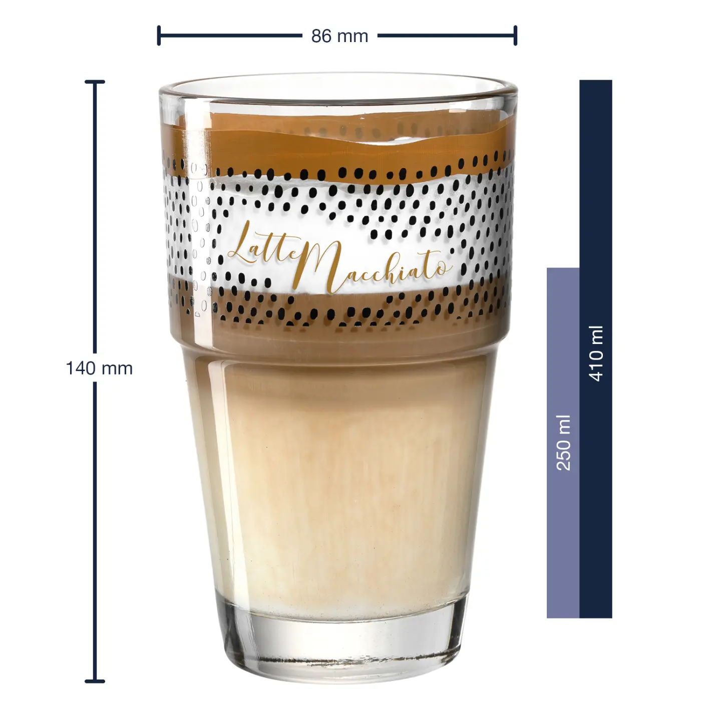 Leonardo Becher SOLO 410 ml 'Latte