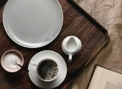 Seltmann Frühstücksteller Amina rund 22,5 cm Weiß