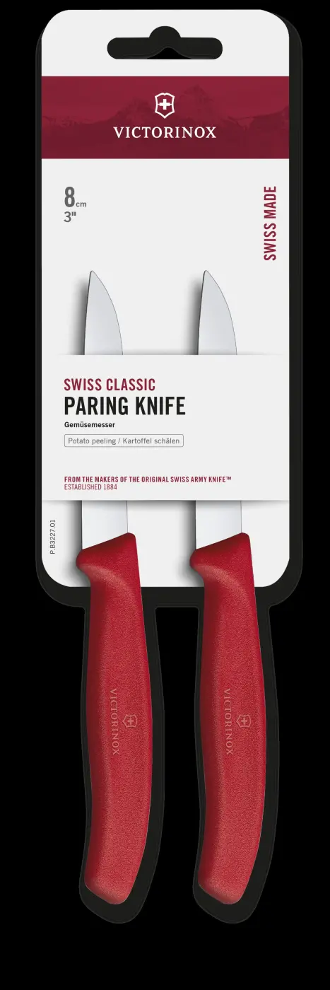 Victorinox Gemüsemesser Swiss Classic 2-tlg rot
