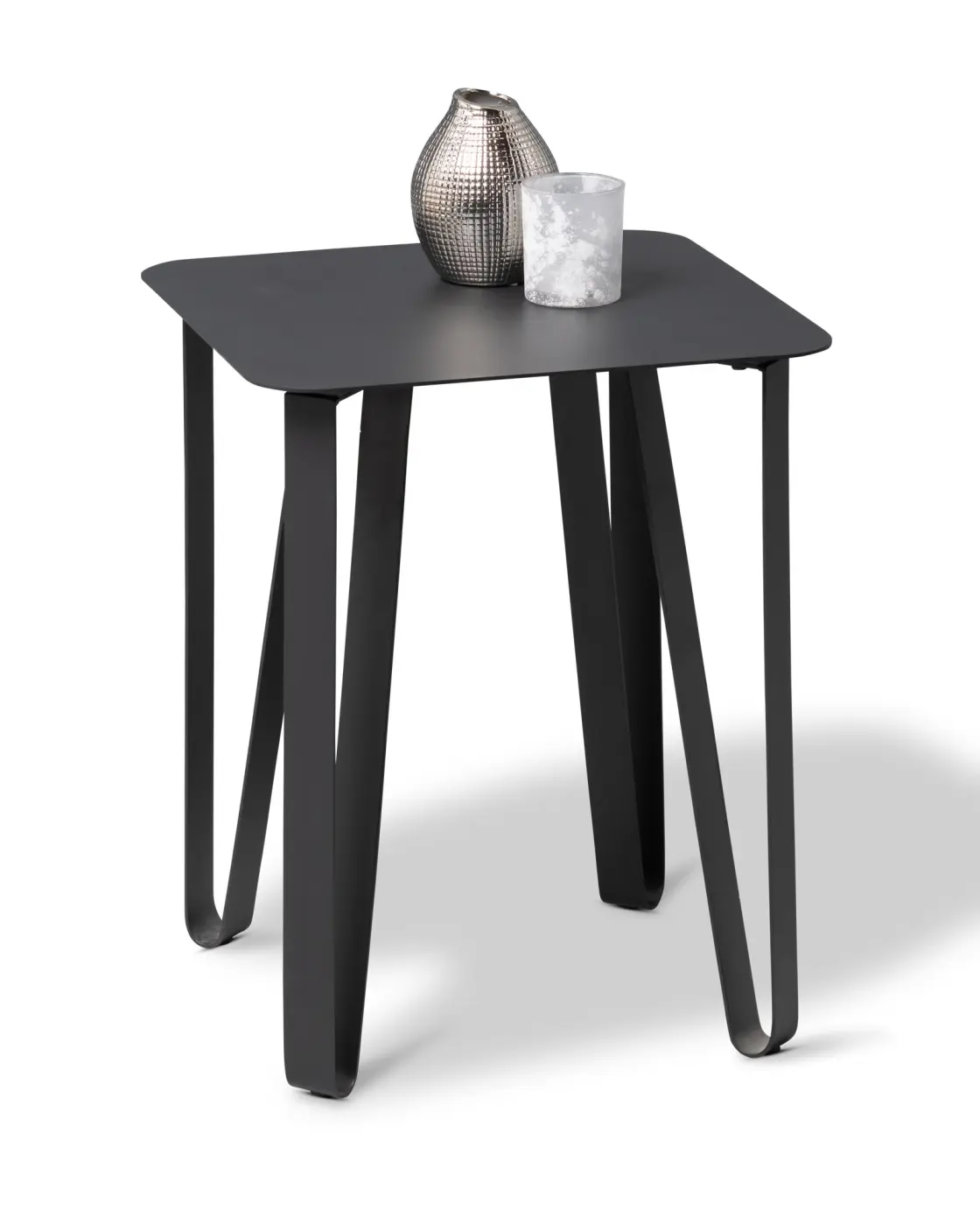 M2 Kollektion Beistelltisch Emma 2 Schwarz ca. 40x50x40 cm