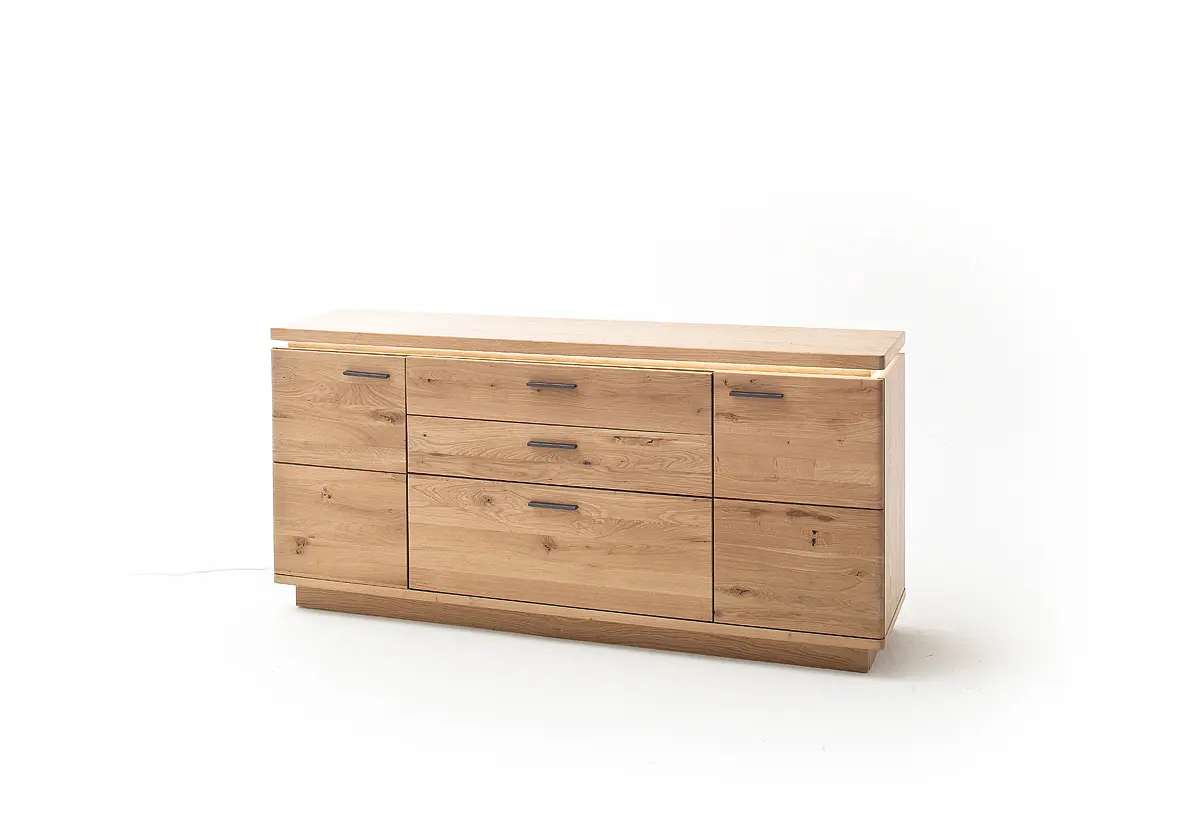 MCA Sideboard Balkeneiche Bianco ca.180x84x44 cm