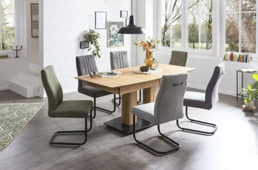 Standard Esstisch Asolo 3 XL Eiche rustikal ca. 180-330x90 cm