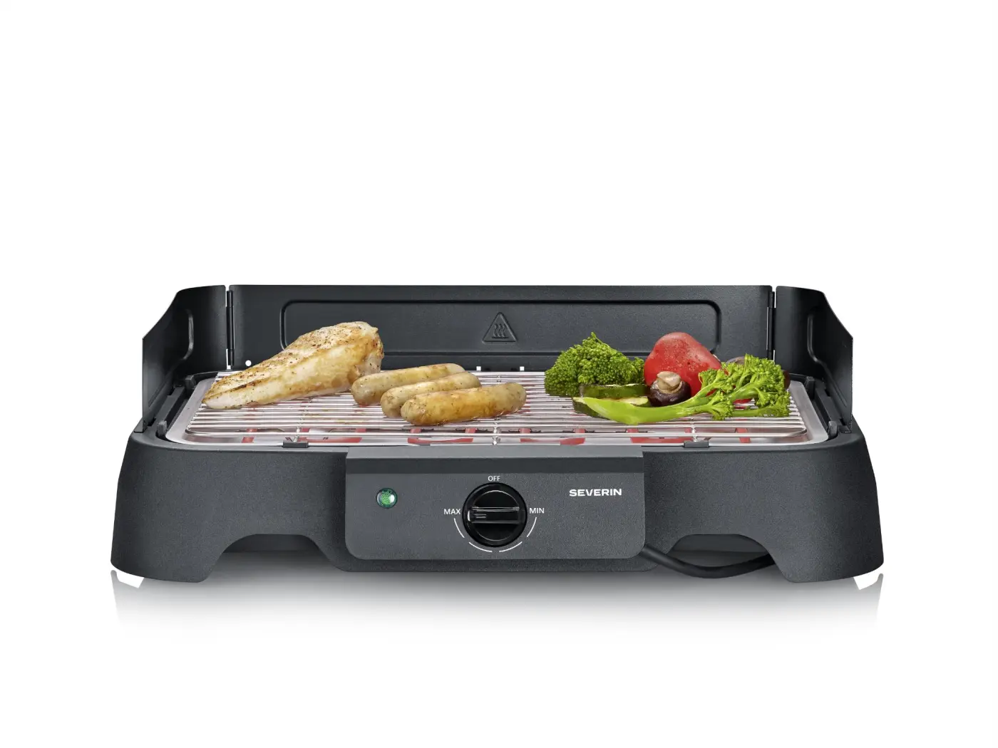 Severin Elektrischer BBQ Tischgrill mit Grillrost