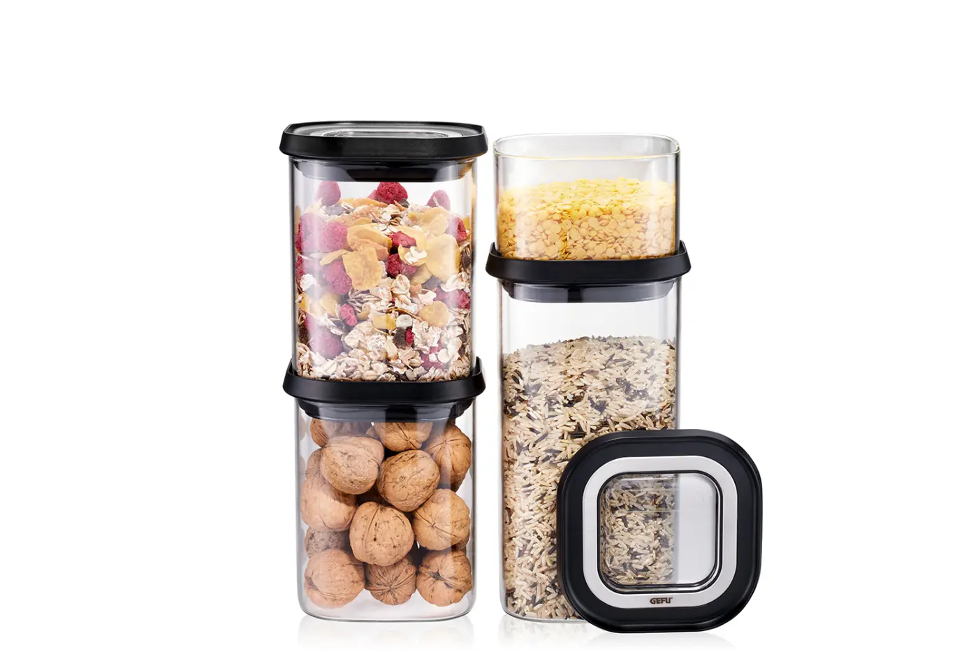 GEFU Vorratsdosen-Set PANTRY, 4-teilig