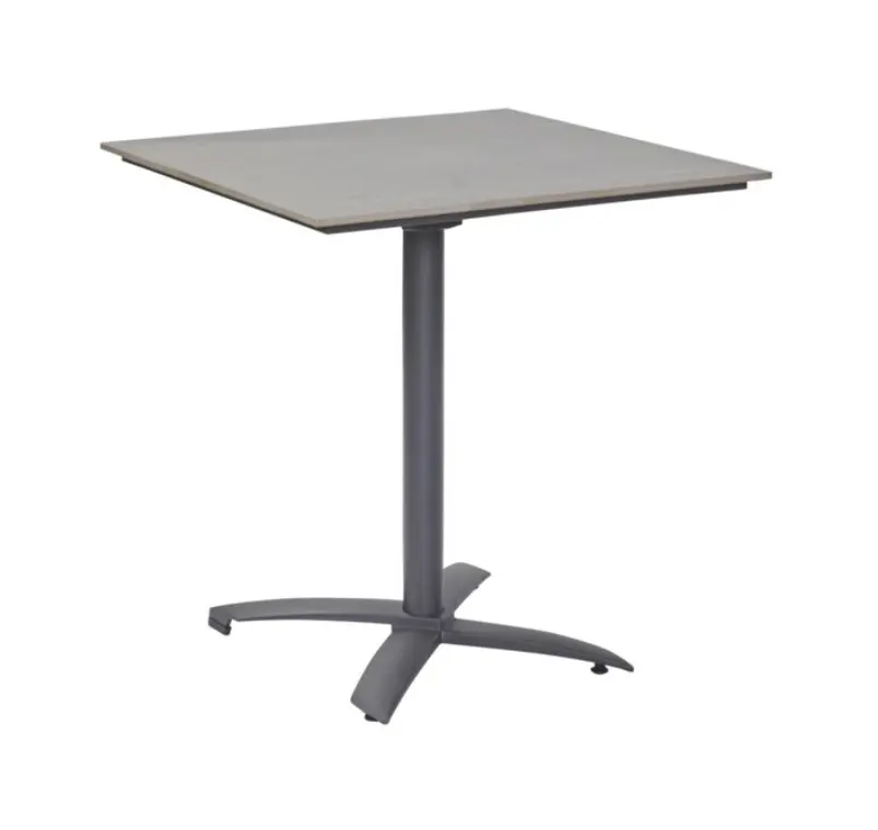 LC Garden Bistrotisch Diwo ca. 70x70 cm Stone Grau/Anthrazit