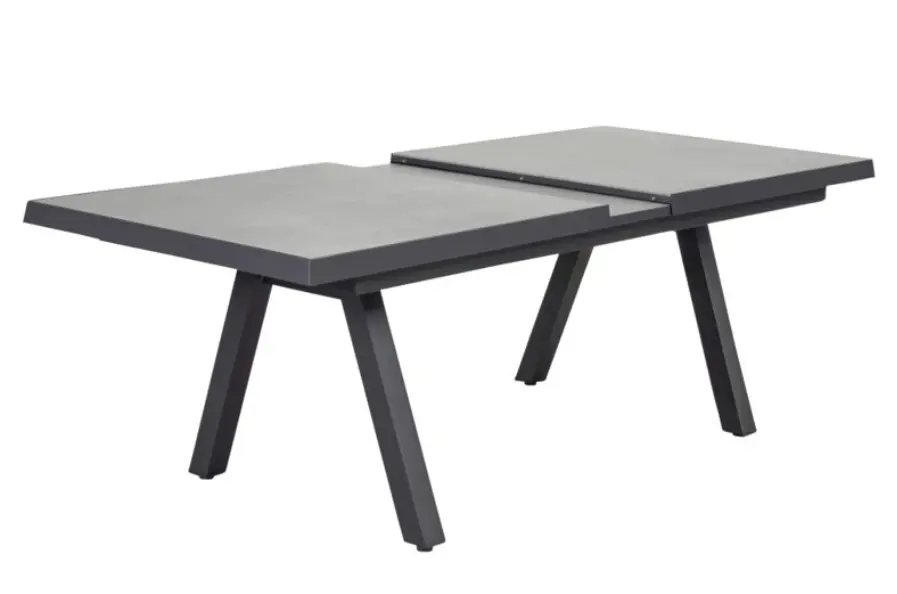 LC Garden Ausziehtisch Vivera-Stone ca. 200-260x100x77 cm Sintered Stone/Anthrazit