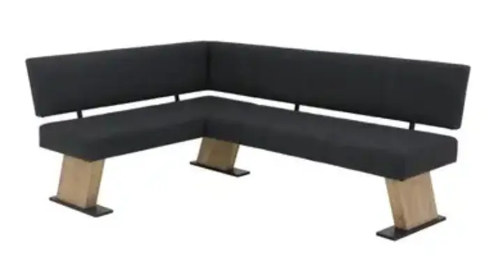 Hela Eckbank Lyon REB Anthrazit ca. 203x91x148 cm