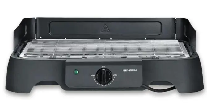 Severin Elektrischer BBQ Tischgrill mit Grillrost