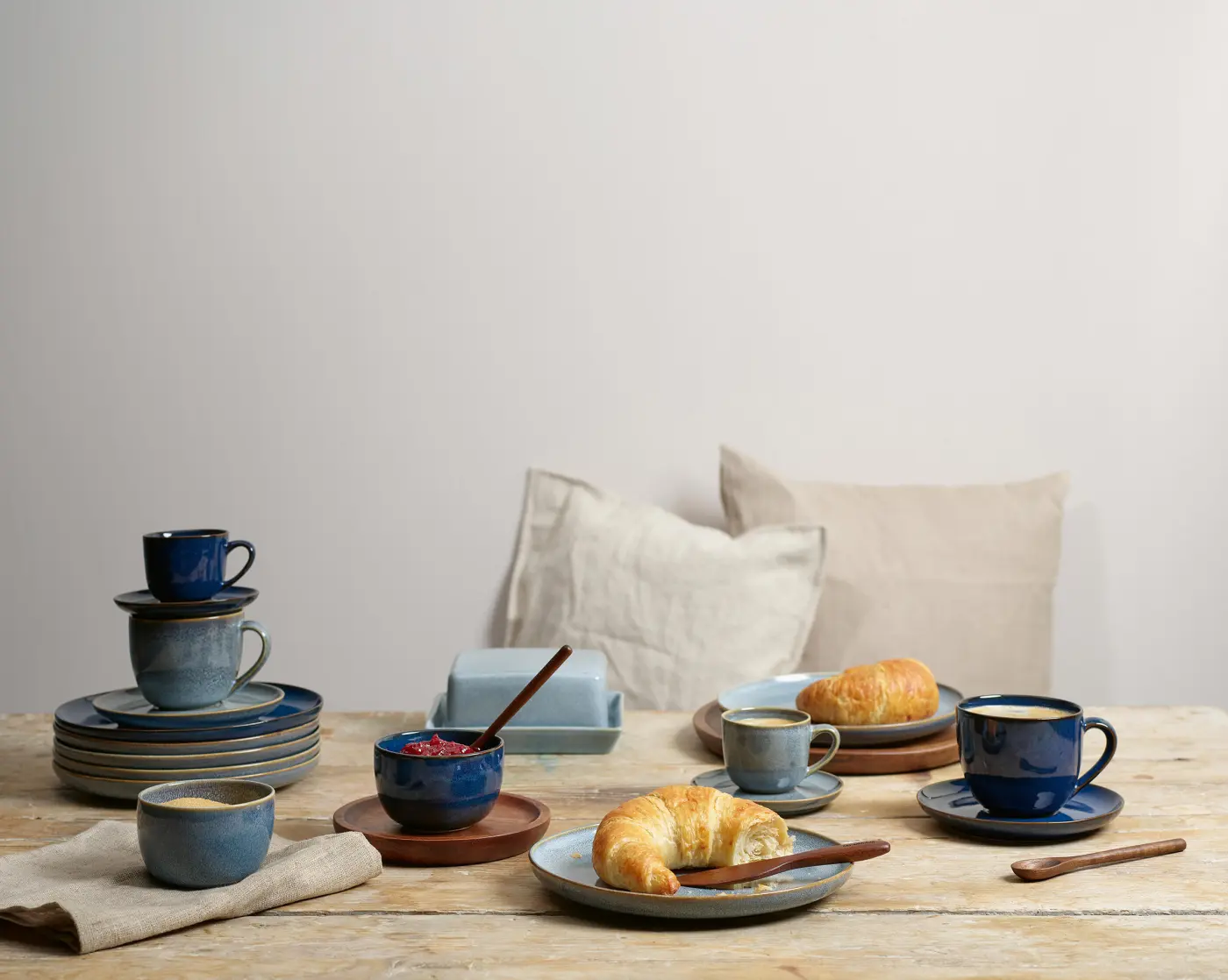 ASA Espressotasse mit Untertasse Denim 0.9 L