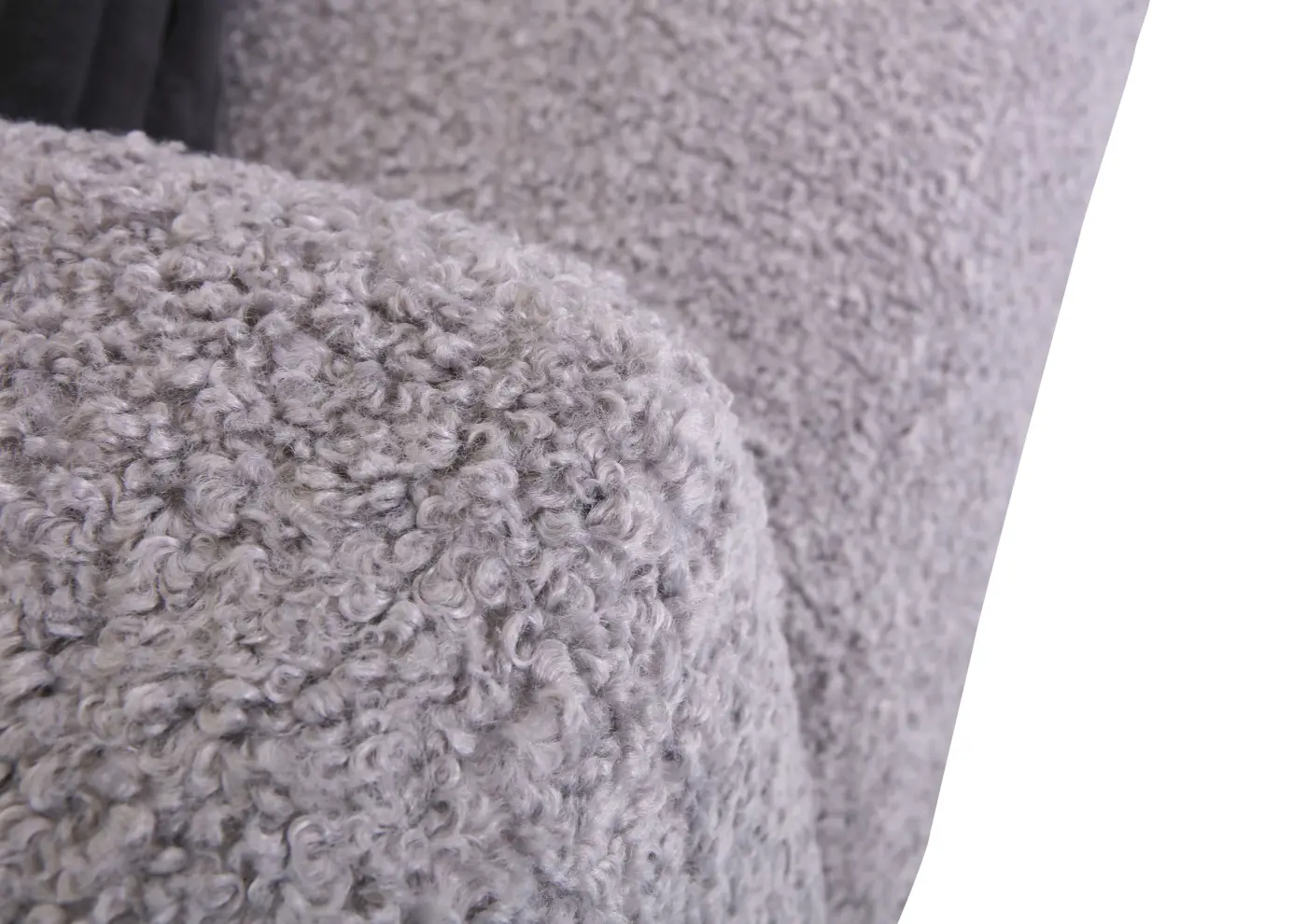Gutmann Sofa Aversa Teddy hell grau