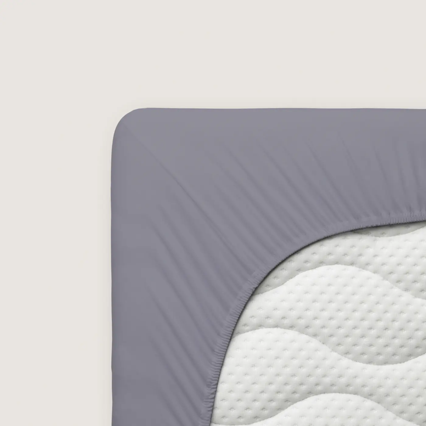 Schlafgut Spannbetttuch Pure 90x190 - 100x220 cm Grey Mid