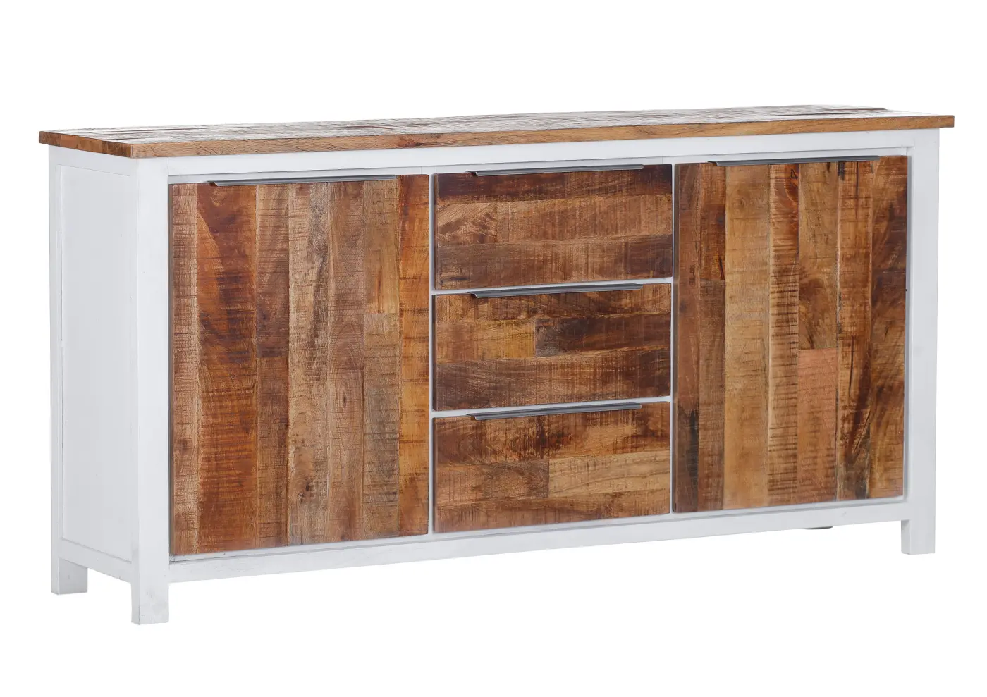 Gutmann Sideboard Wilson weiss gewaschen/ natur