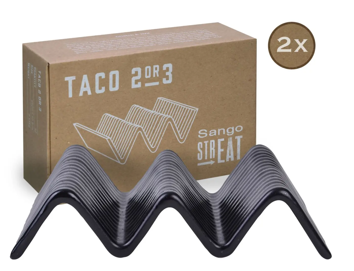 Creatable Streat Taco Stand 2 22 x 10,5 Schwarz