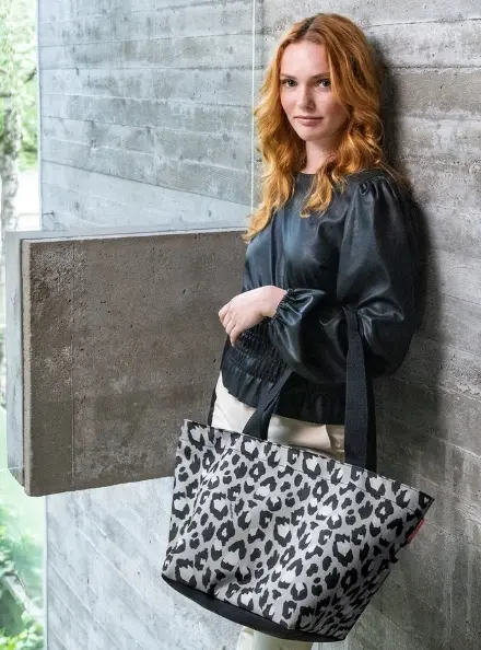 Reisenthel Shopper M Leo Nero 51x30.5x26 cm