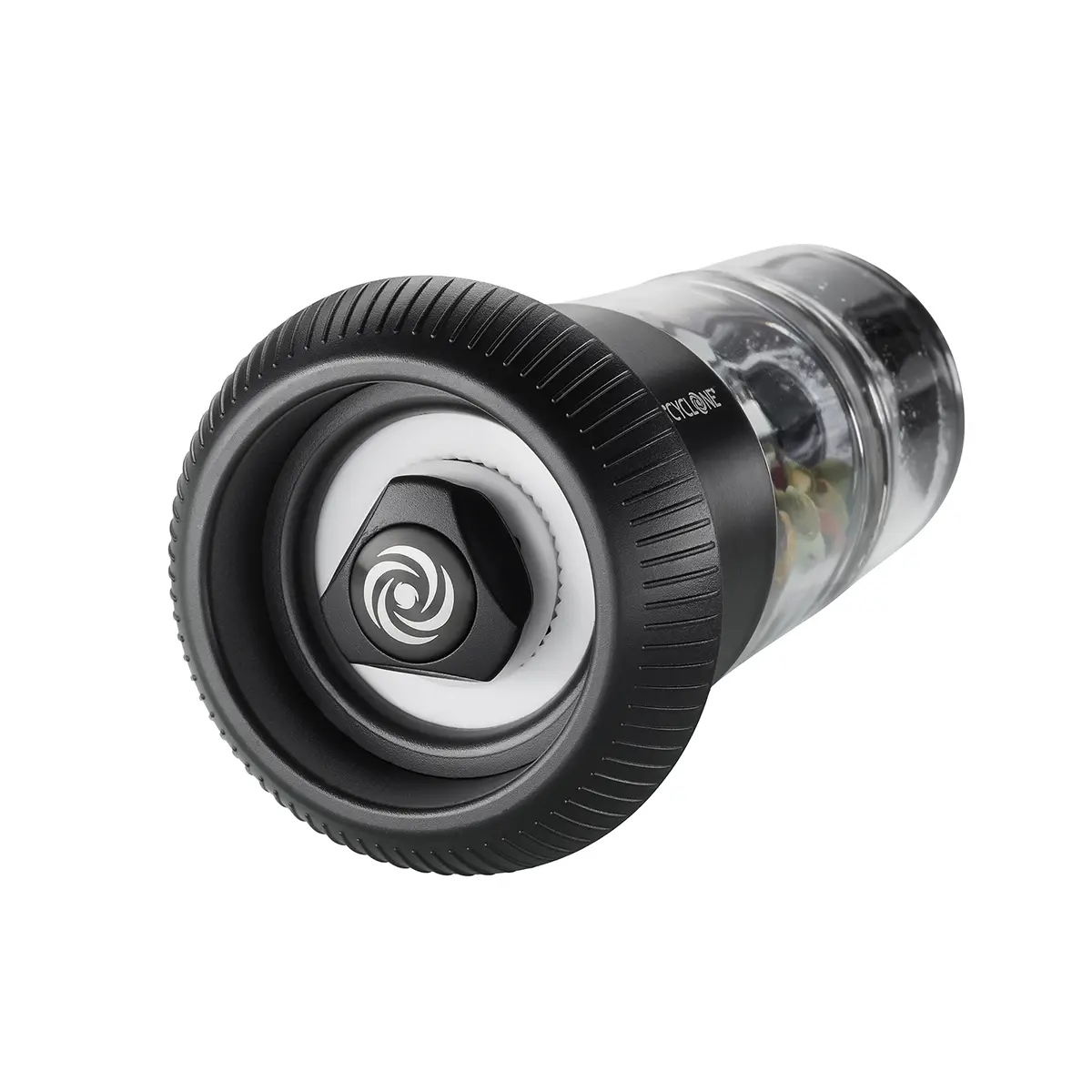 GEFU Pfeffermühle mit Salzstreuer X-plosion schwarz Doppelkönner