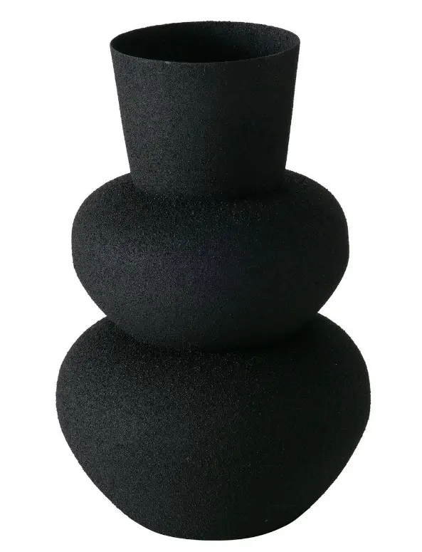 Roomio Vase Maynar schwarz 17 cm