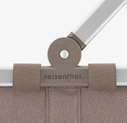 Reisenthel Carrybag Herringbone Mokka ca. 48x29x28 cm