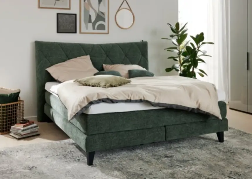 Interliving Boxspringbett 1420 Toni Moos 180x200 cm