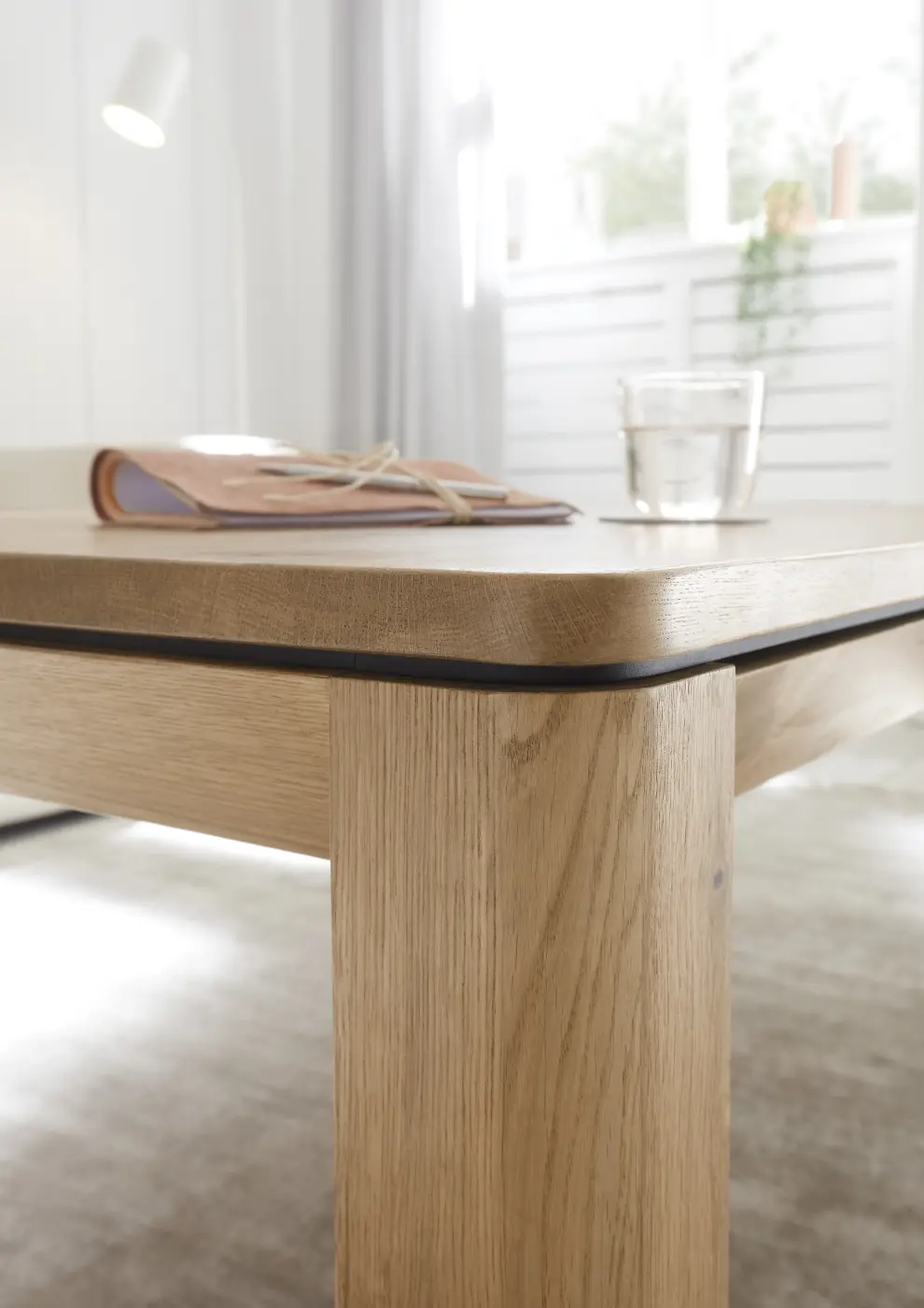 ABP Couchtisch Zwolle Asteiche furniert ca. 110x45x70 cm